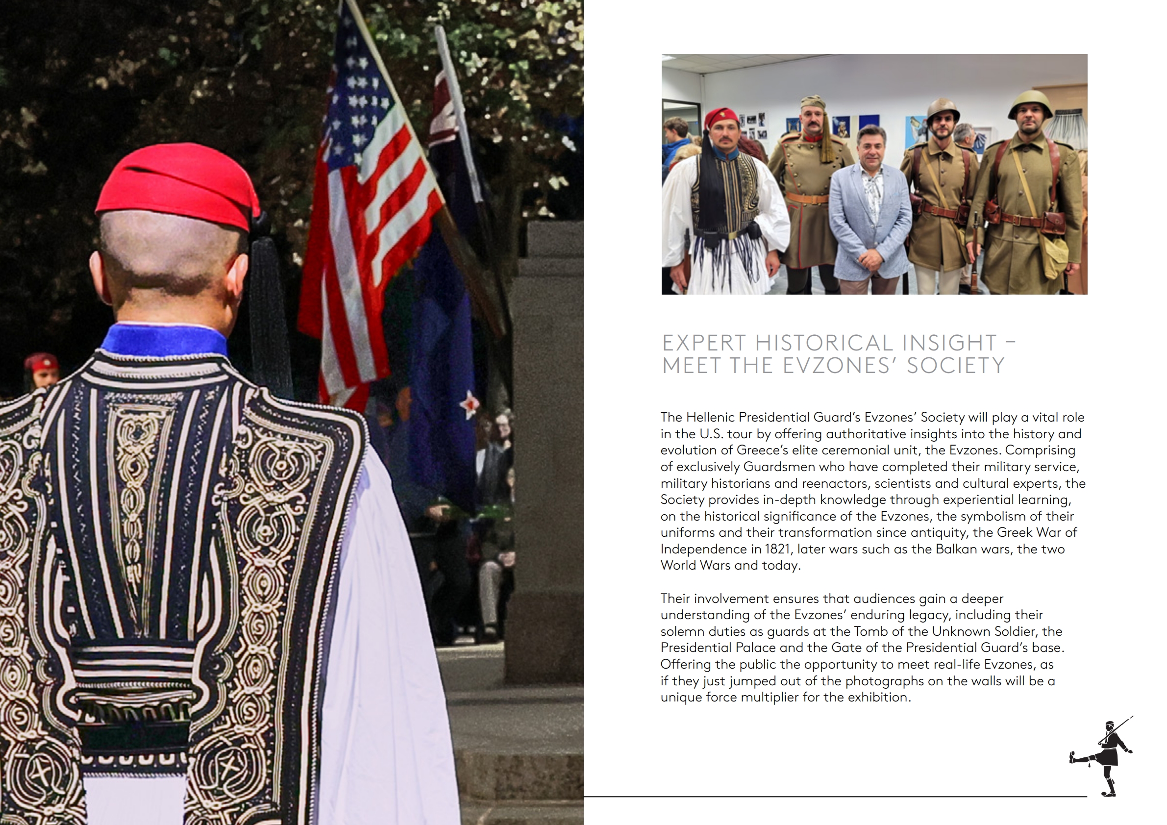 The Evzones Collection USA tour Nick Bourdaniotis