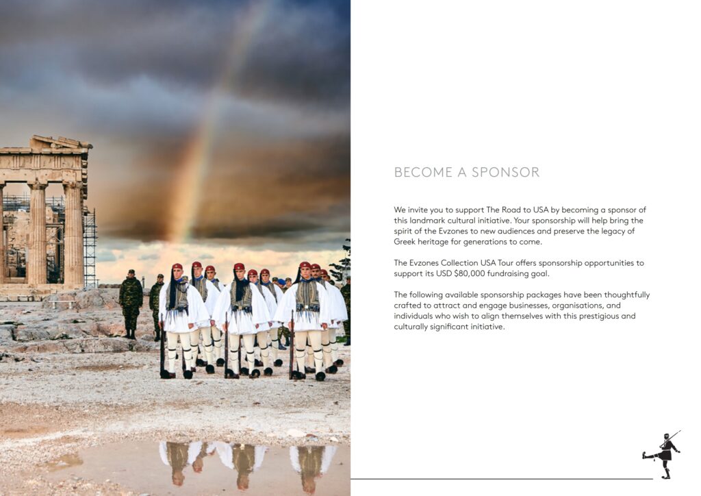 The Evzones Collection USA tour Nick Bourdaniotis