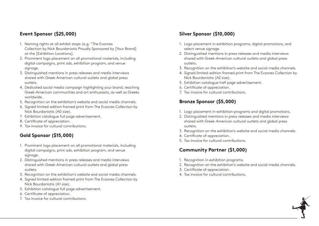 The Evzones Collection USA tour Nick Bourdaniotis